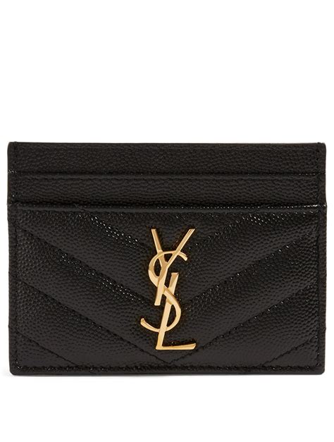 ysl monogram quilted card holder|SAINT LAURENT Wallets and Cardholders for Women .